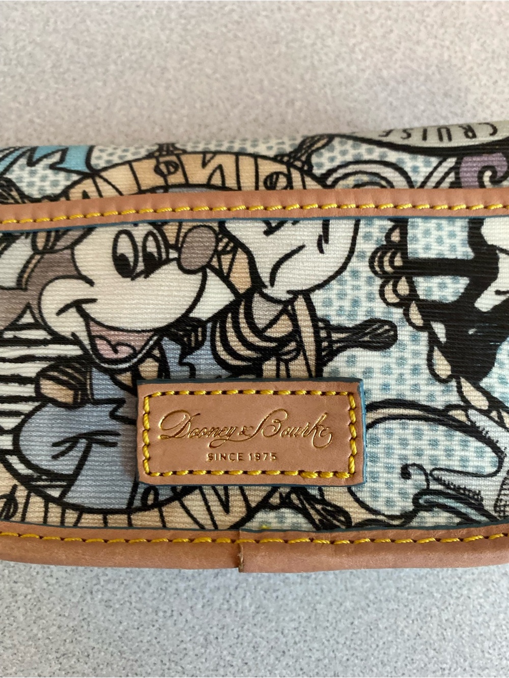 Dooney & Bourke Disney Cruise Line "Fantasy" Inaugural Voyage Wristlet - Picture 4 of 11
